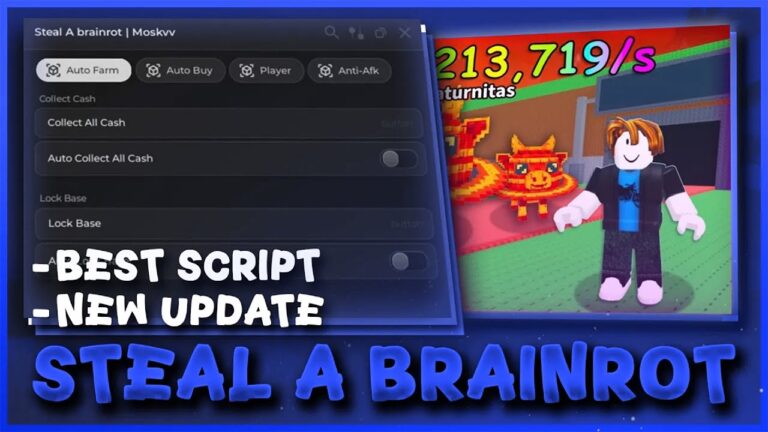 Steal a brainrot script pastebin no key